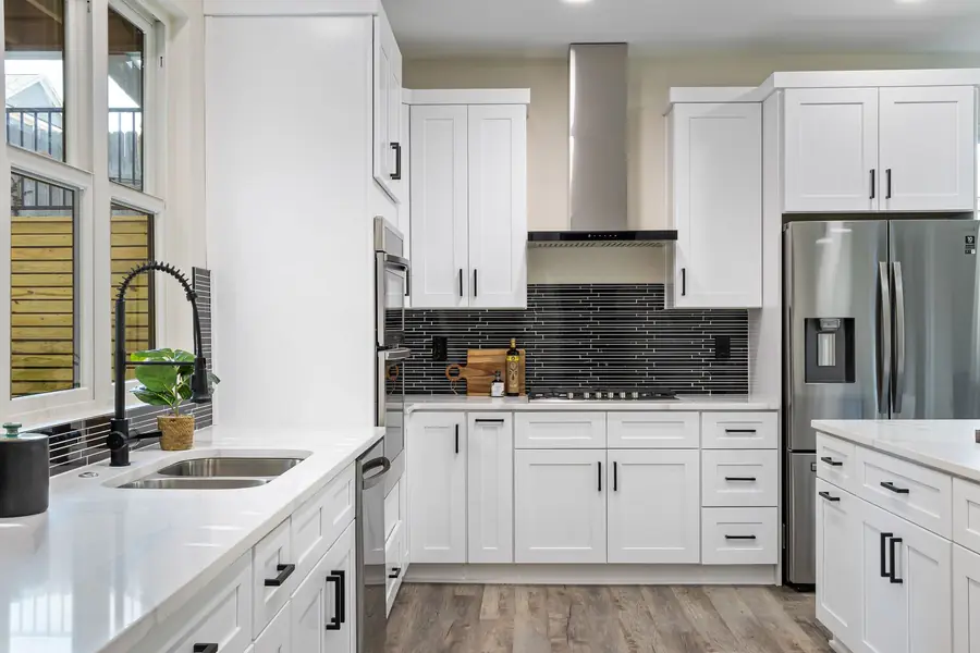 Modern white kitchen